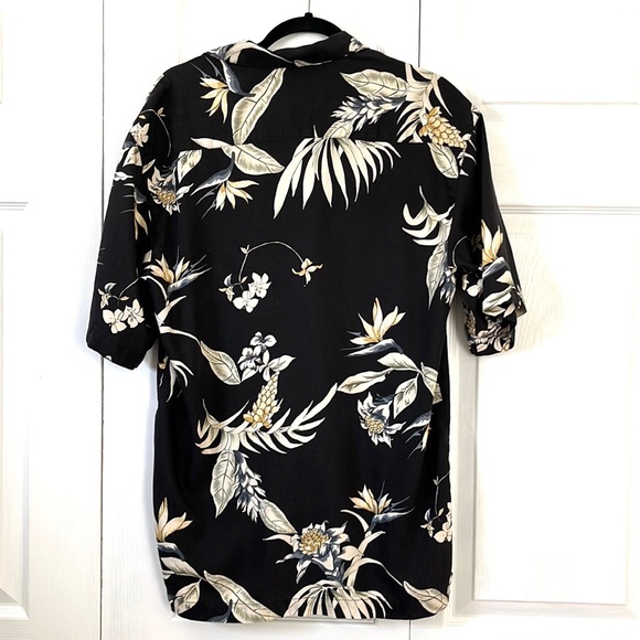 Hawaiian Silk Shirt KulaKula sz M - Picture 3 of 5